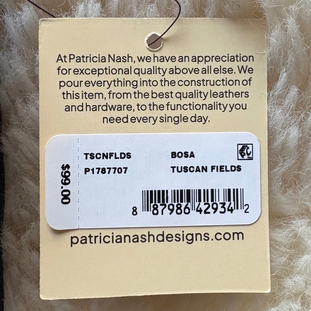 Patricia Nash Bosa Wallet Tuscan Field Floral Leather RFID Tri-fold P1787707 NEW - Picture 4 of 5
